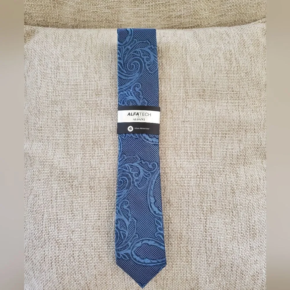 Alfani Slim Ballou Paisley Tie